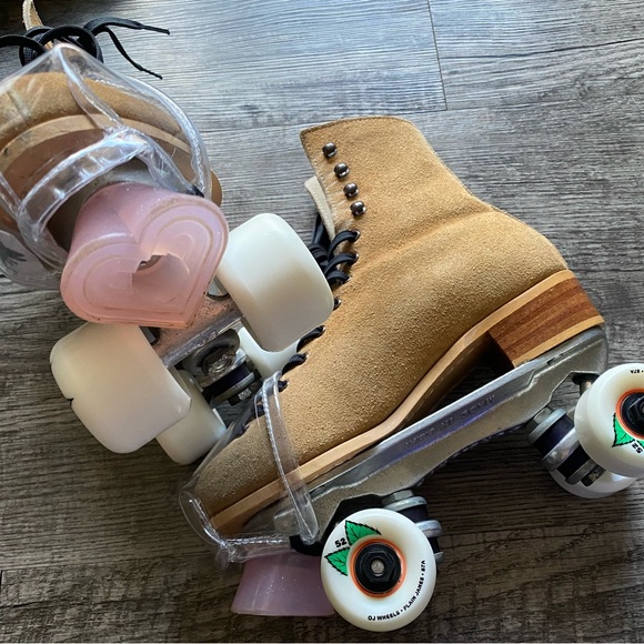 VINTAGE Riedell | Model 130M BOOTS ONLY Mens Size 5 Tan Discontinued Rental W6.5 - Picture 16 of 17